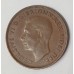 AUSTRALIA 1950Y. ONE 1 PENNY . ERROR . DIE CRACKS . FAINT and JOINING LETTERS